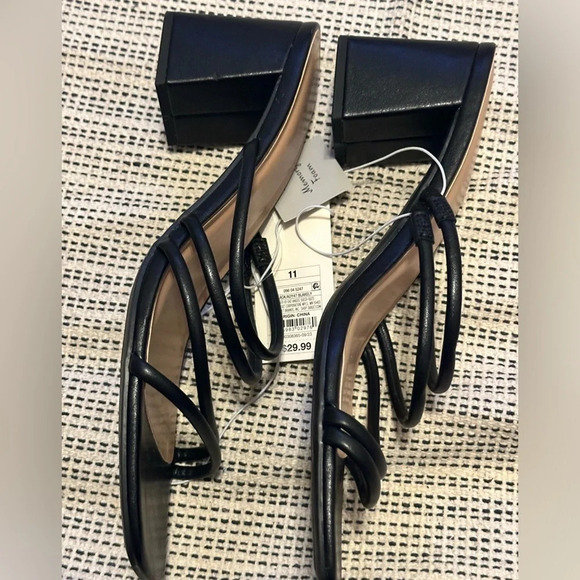 A new day strappy block heel sandals with square toe size 11 memory foam insoles - Picture 4 of 5